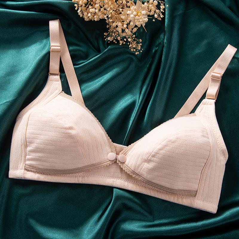 Беспроводной бюстгальтер для кормления большого размера - Застежка спереди, Дышащий, Предотвращающий провисание, Поддерживающий