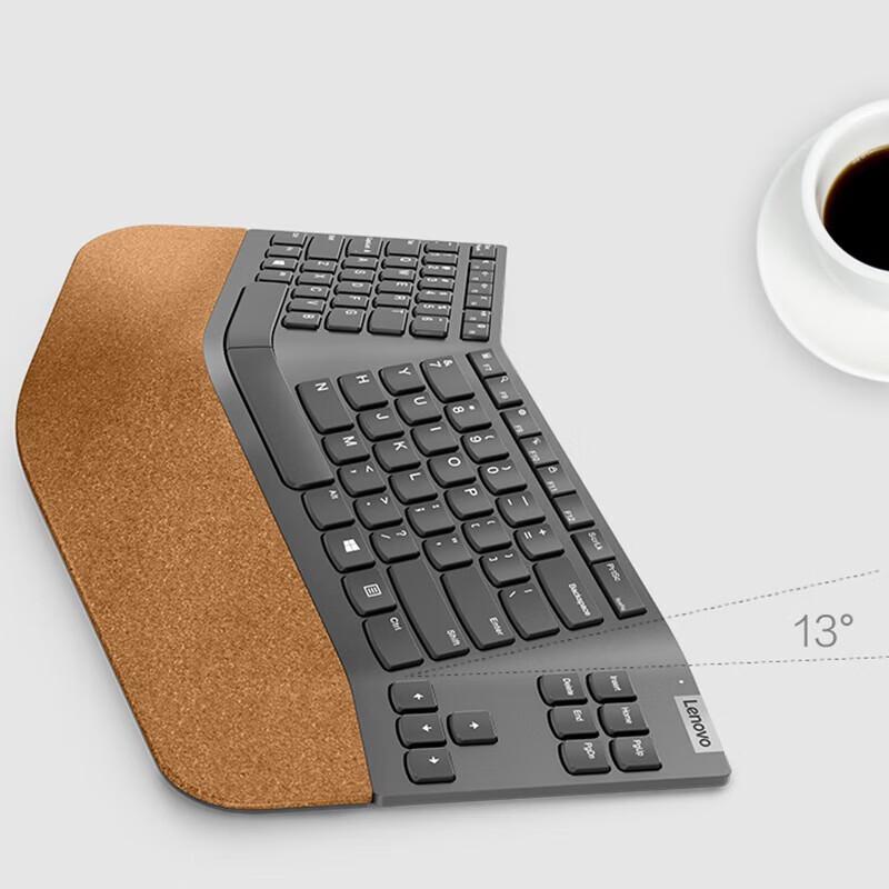 Lenovo Go Wireless Ergonomic Keyboard and Mouse Combo