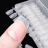 COLORBIRD Short Nail Natural False Nails Ultra-Thin Tips, Clear, Sanded, Fit, (Square Off, S, 300pcs)