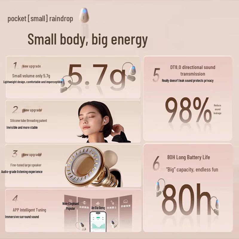 SOAIY GD36 Bluetooth-наушники для спорта с открытым ухом