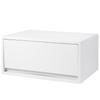 MUJI Пластиковый контейнер для хранения мелких предметов, Широкий, Большой, Бело-серый 83831950