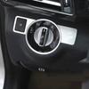 Хромированная накладка-стикер на переключатель фар для Mercedes Benz A B C E Class GLK GL ML CLS, аксессуар для тюнинга интерьера автомобиля