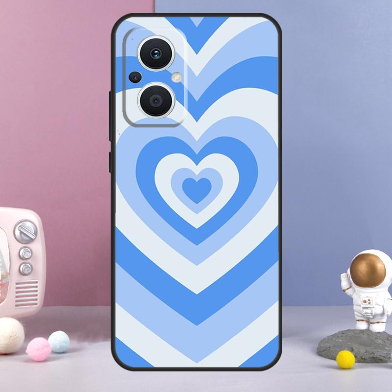 Шалфейно-зеленый Кофе Любовь Сердце Латте Чехол Для OPPO Reno 12 F 11F 13F 14F 10 11 13 14 Pro 7 8 Lite OPPO Find X9 X6 X5 X8 Pro Чехол
