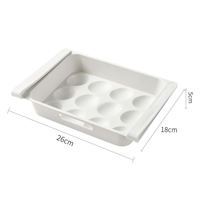 Refrigerator Drawer Type Egg Fruit Storage Box Kitchen Accessories Organizer Shelf Fridge Storage Shelf