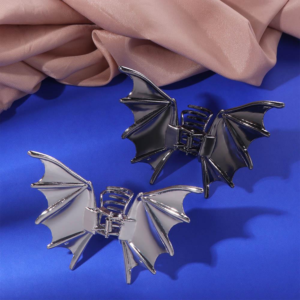 Y2k Bat Wing Hair Claw Shark Clip Bat Hairpin Gothic Bat Claw Clip  Halloween