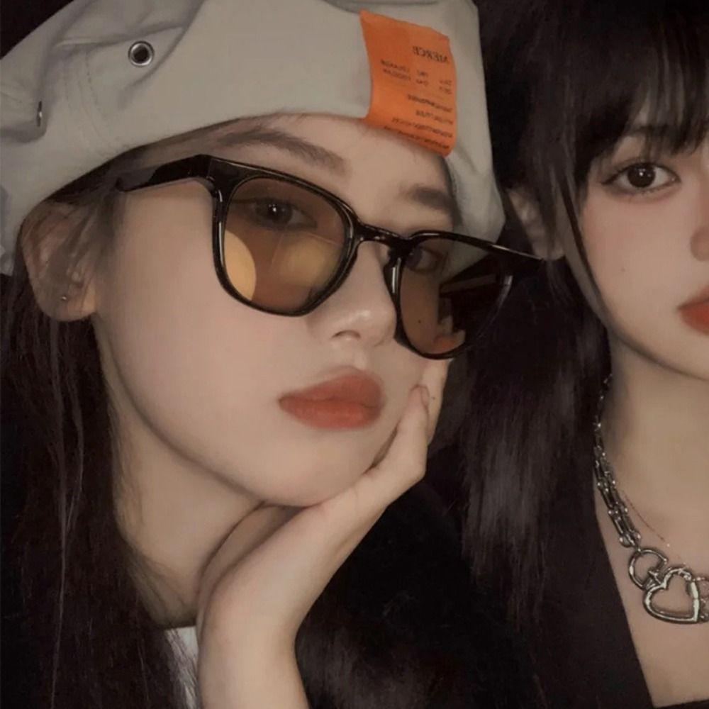 Солнцезащитные очки для вождения Очки в стиле панк Дорожные аксессуары Черные солнцезащитные очки Пляжные очки