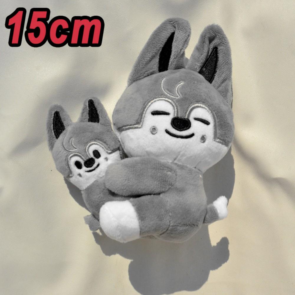 Плюшевая подушка-обнимашка SKZOO Кукла Подарок фанатам Плюшевая игрушка в стиле Тедди Кукла-плащ Неделя FM в Сеуле Подарок ребенку на день рождения Магическая школа