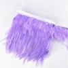 10Meters Saddle Pheasant Feathers Fringe for Clothes Ribbon Cock Feather Trim Flecos Tassel Needlework Decoration Sewing Decor