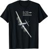 Футболка с изображением бомбардировщика B29 Superfortress ВВС США времен Второй мировой войны 100% хлопок Круглый вырез Летняя с коротким рукавом Повседневная мужская футболка Размер S3XL