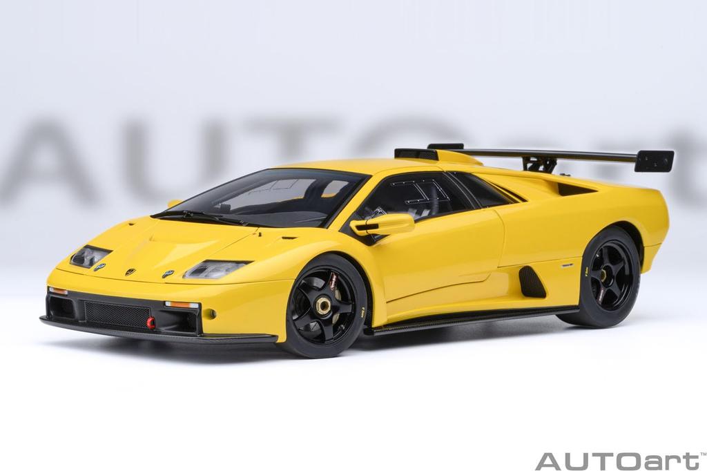 AUTOart Scale Lamborghini Diablo GTR Finished Product 79138 1/18 (Yellow)