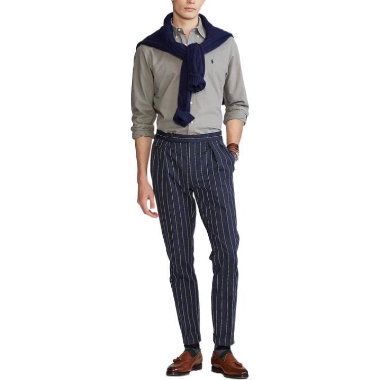 Polo Ralph Lauren Рубашка Мужская Серая MNPOWOV16821891