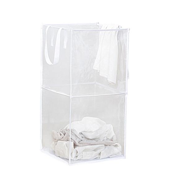 Прочная квадратная корзина для белья, многофункциональная экономия места