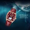 Ladies' Light Luxury Diamond Inlaid Quartz Watch, Luminous Waterproof, Ladies' Simple Temperament, Fashionable Wristwatch