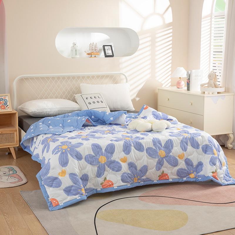 Промытое водой хлопковое одеяло с кондиционером, летнее прохладное одеяло, весеннее и осеннее одеяло, летнее профессиональное одеяло