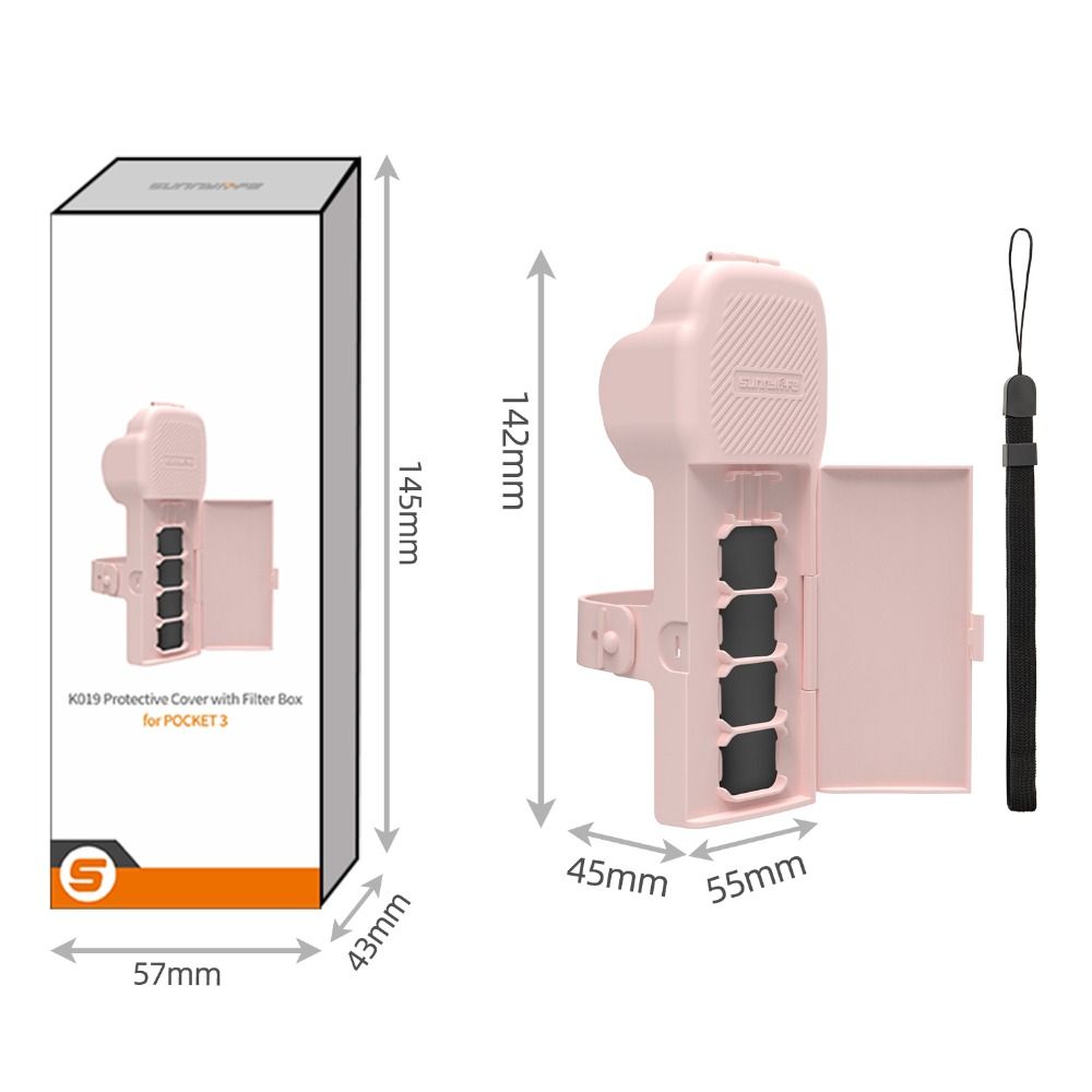 Quick Release Flip Upper Cover Anti-fall Body Case for DJI Osmo Pocket 3 Action Camera Accessories