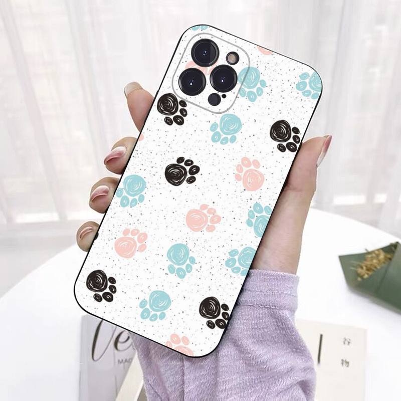 Милый чехол для телефона с кошачьей лапкой для iPhone 8 7 6 6S Plus X SE 2020 XR XS 14 11 12 13 Mini Pro Max мобильный чехол