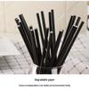 Pabei Disposable Black Paper Straws