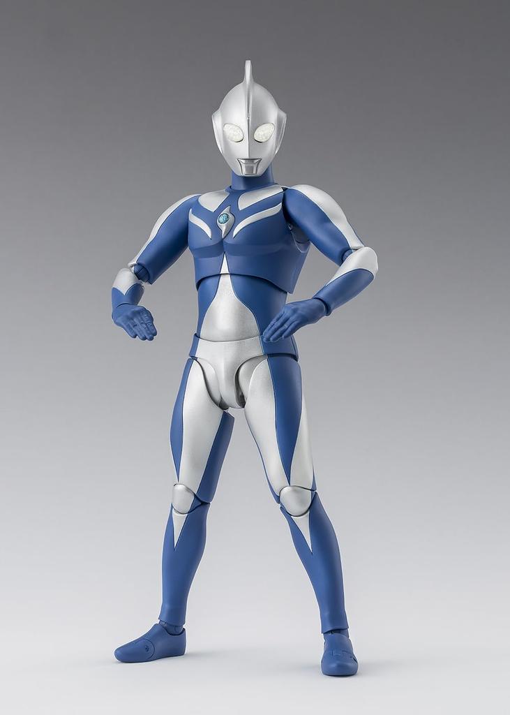 TAMASHII NATIONS SHFiguarts Ultraman Cosmos Luna Mode Приблизительно. Подвижная фигурка из окрашенного ПВХ и АБС пластика высотой 150 мм