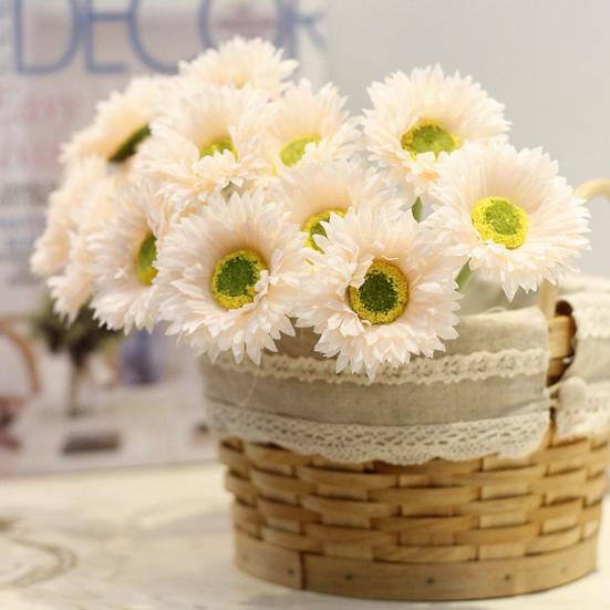 2 шт. искусственные растения, простые в уходе, декоративные, с тонкой текстурой, привлекательные цветочные композиции с одной веткой, свадебный декор