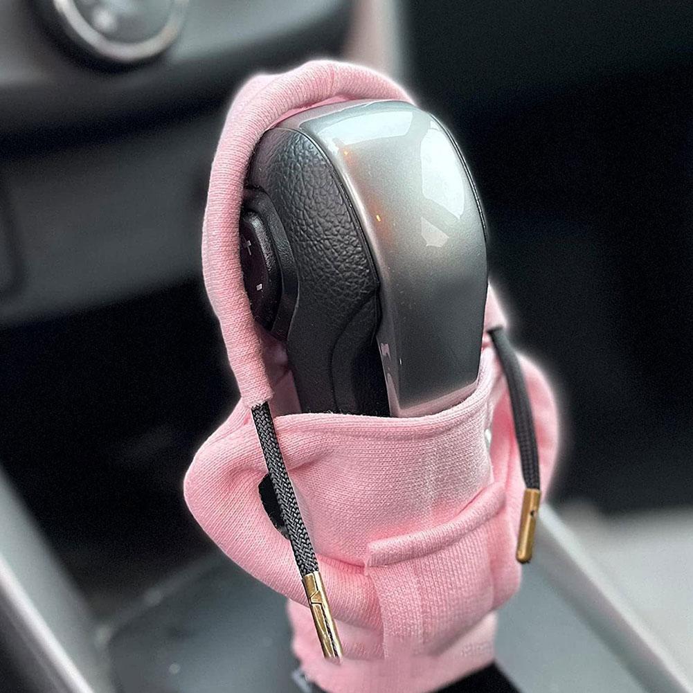 Universal Car Gear Shift Handle Hoodie Cover Knob Hoodie Covers Decoration Fits Manual Automatic Car Interior Accessories