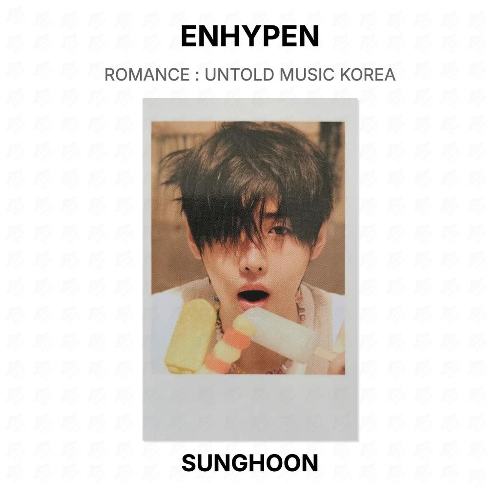 ENHYPEN РОМАНТИКА : Официальная фотокарточка UNTOLD MUSIC KOREA