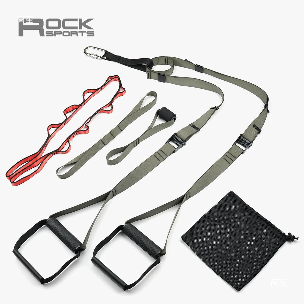 RS-trx Suspension Training Straps: Home Fitness Equipment for Comprehensive Resistance Training, Suitable for Both Men and Women.