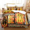 Домашний текстиль Набор из трех предметов в индийском стиле, Комплект простыни и одеяла с цифровой печатью