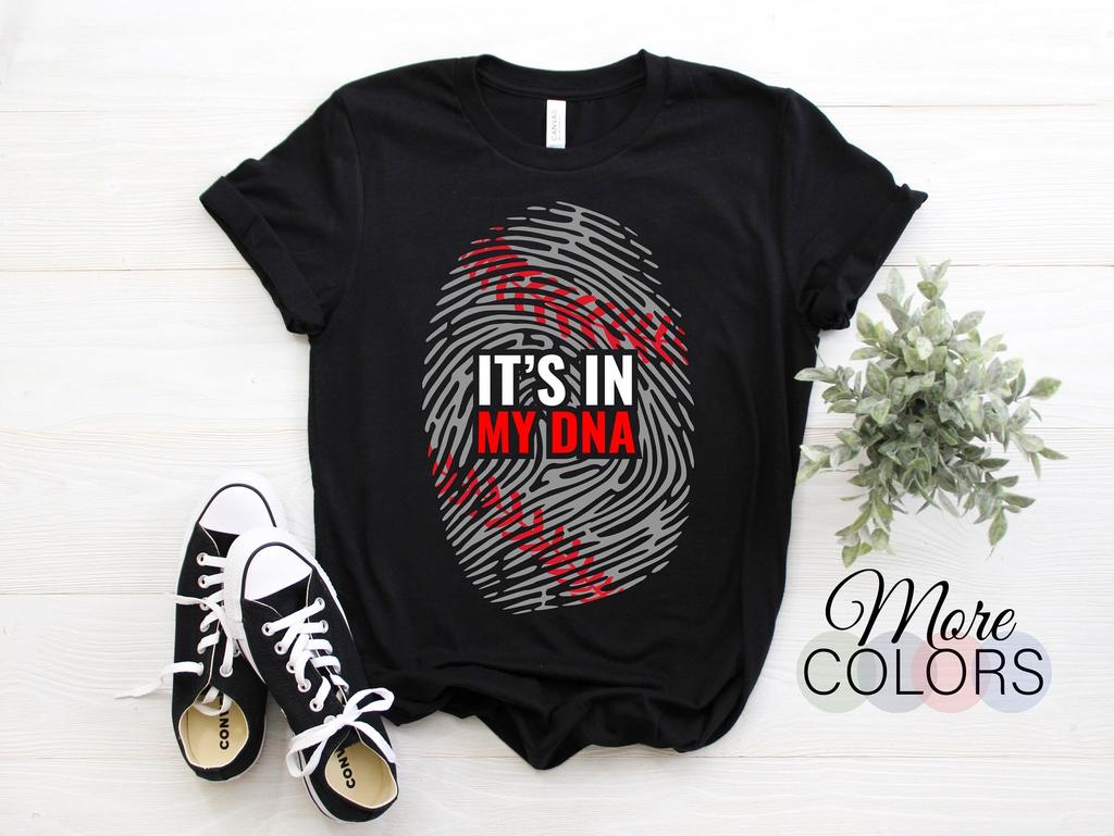 Baseball It's In My DNA T-Shirt, Baseball Players, Gift For Game Sports Fans Coach, Birthday Present, For Mom Dad, Christmas Idea Shirts,