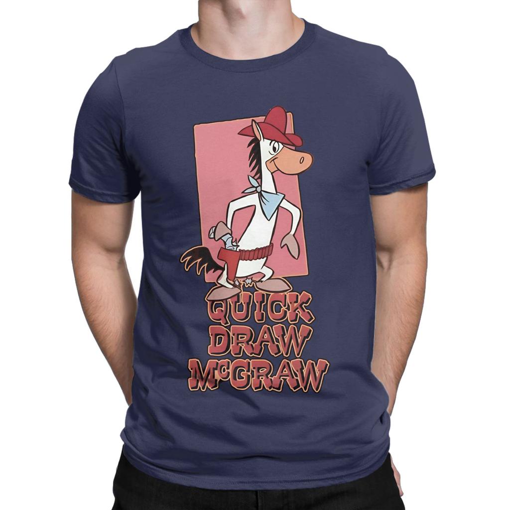 Quick Draw Mcgraw Novelty 100 Cotton Tshirt Quick Draw Mcgraw Svg Tops Tees For Unisex