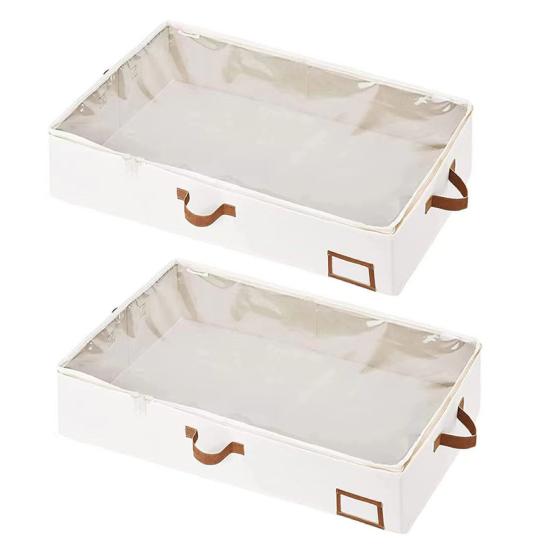 1/2 шт. Большой емкости для хранения стеганых одеял с усиленными ручками Прозрачные влагостойкие одеяла Игрушки