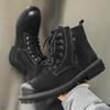 Martin boots men's 2025 new side zipper seven-hole super fire ins high street Korean version trendy handsome short boots 666-R