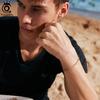 ORSA JEWELS Настоящее стерлинговое серебро 925 пробы Итальянский кубинский браслет-цепочка 3 мм Звенья с алмазной огранкой Цепь «Кубинка» Ювелирные изделия для женщин и мужчин SB123-P