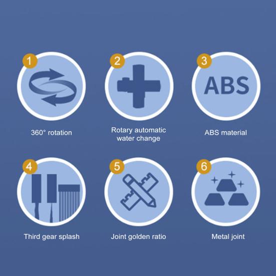 Удлинитель для смесителя «Водопад» Вращение на 360 градусов Три режима подачи воды Защита от брызг Универсальный