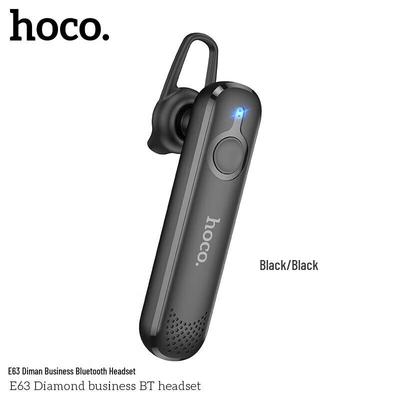 HOCO. Беспроводная Bluetooth гарнитура с заушиной E63