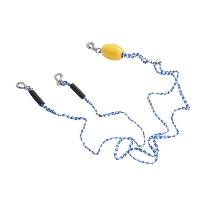 Upgraded-Boat Tow Harness Heavy Duty For Tubing,Self Centering Boat Tow Rope, Floating Tube Rope For Boats, Towable Tube