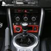 For Subaru BRZ & Toyota 86 2013-2020 Real Hard Carbon Fiber Interior Trim Car Center Console Switch Button Cover Sticker