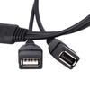 A-Male To 2 A-Female USB2.0 Power Adapter Power Cord Y Cable USB Extension Data Cables Y Splitter