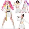 Anime Kpop Demon Kids Hunter Cosplay Rumi Zoey Mira Cosplay Full Suit Girls Style Kids Stage Performance Clothes Halloween