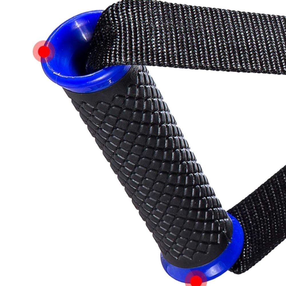 1 пара прочных фитнес-эспандеров с ручками из нейлоновой ленты, ручка для съемника, тяжелая атлетика