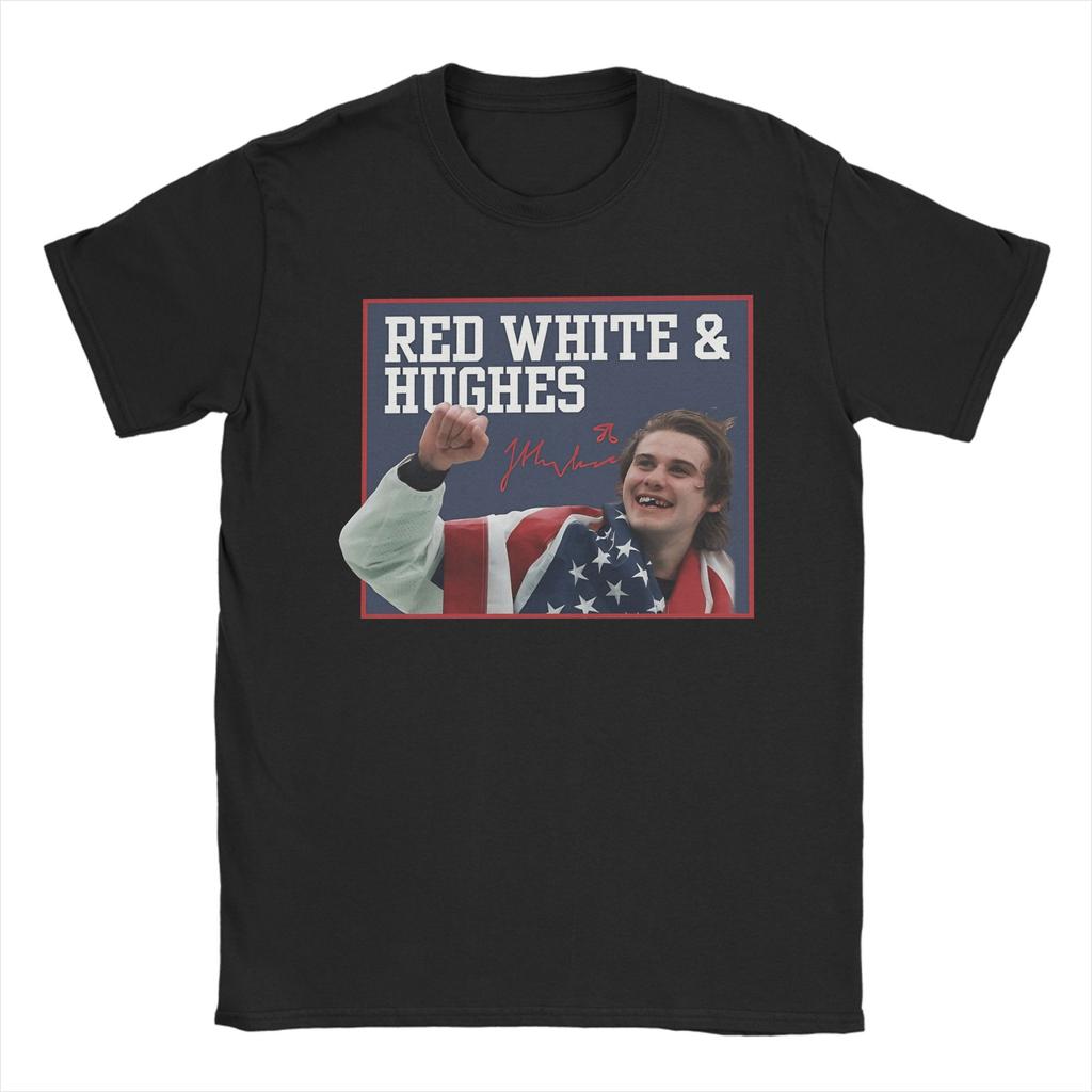Hockey Hughes 86 USA T Shirt Summer Aesthetic T Shirts Cotton Novelty Tee Shirt For Unisexs ShortSleeved Pattern Tops