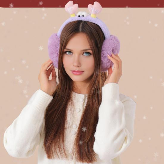 Наушники Дизайн Краба Мягкий Плюш Теплые Зимние Грелки для Ушей Складная Эластичная Повязка на Голову Зимняя Защита Ушей Наушники