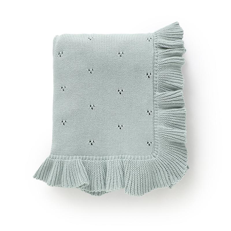 Baby Blankets Swaddle Wrap 90*70cm Newborn Boy Girl Cotton Knitted Stroller Bedding Sleeping Accessories Kids Throwing Mat Plaid