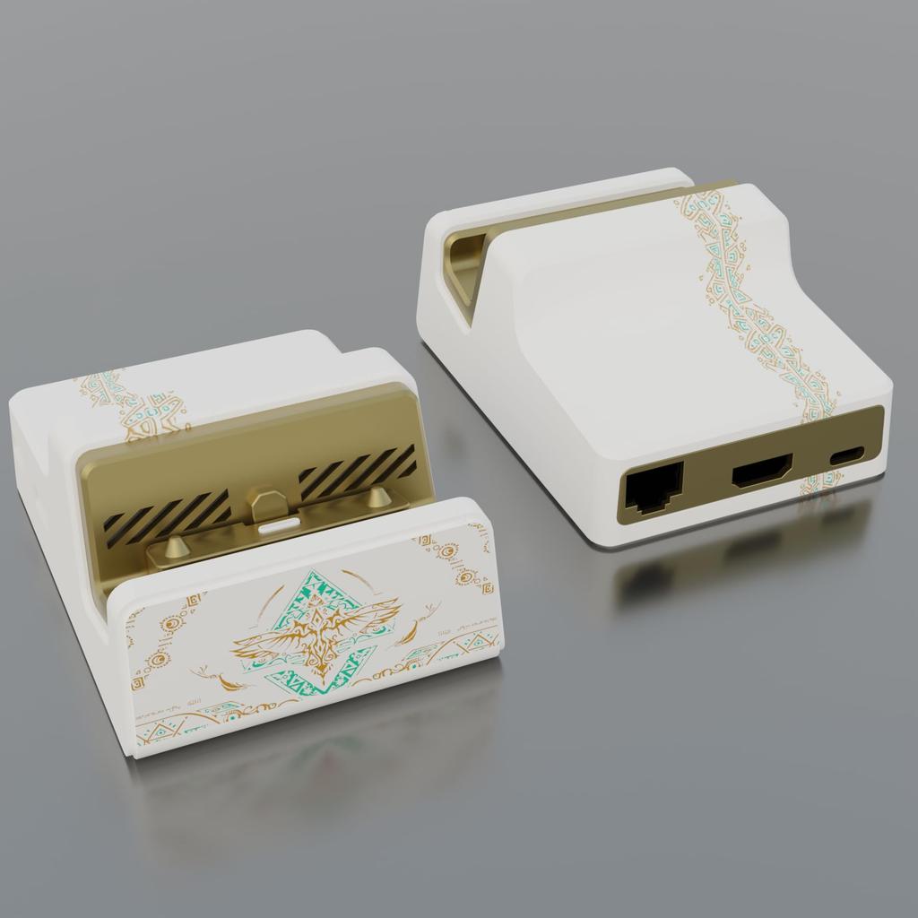 Корпус док-станции и микросхема печатной платы в комплект не входят. Сменный корпус для eXtremeRate Nintendo Switch Dock AiryDocky DIY Kit в переработанном портативном корпусе.