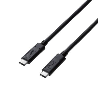 Elecom Кабель USB Gen 2 USB Power Delivery 3A USB-C, C-C, 0,5 м, сертифицирован 3.1, совместимый, выходной, черный, USB3-CCP05NBK