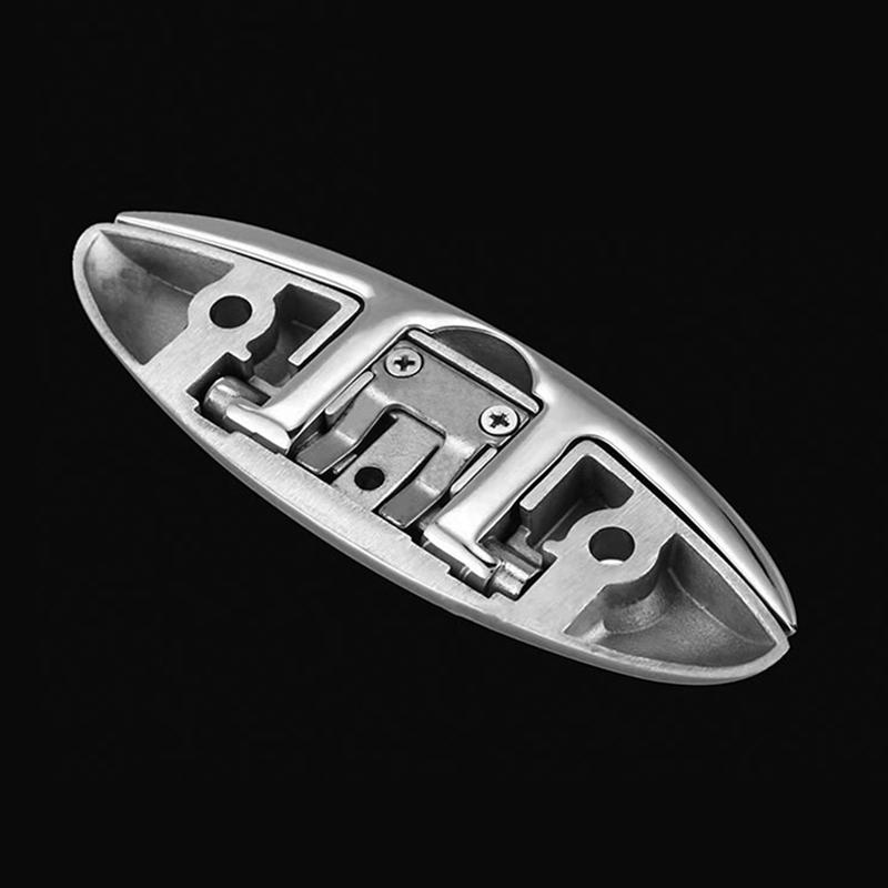 Stainless Steel Cleat Foldable Boat Cleats Folding Deck Mooring Cleat