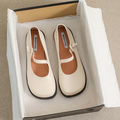 Туфли Мэри Джейн на плоской подошве, большие размеры, туфли с мягкой подошвой и круглым носком, женская женская обувь в стиле ретро, ​​лоферы Sapatos De Mujer