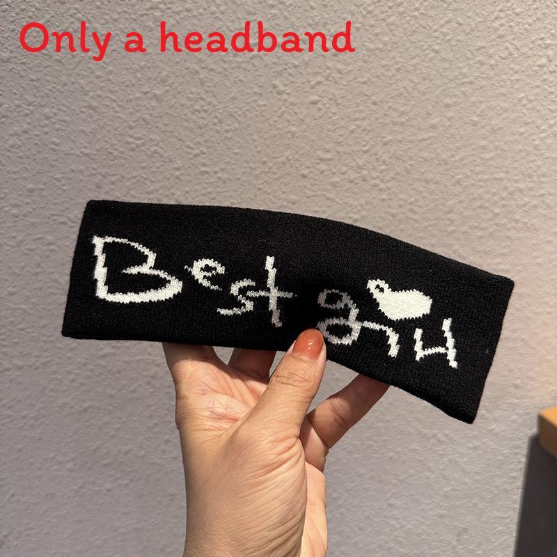 Корейский стиль Буквенная повязка на голову с эластичной резинкой для девочек и мальчиков Летний модный аксессуар