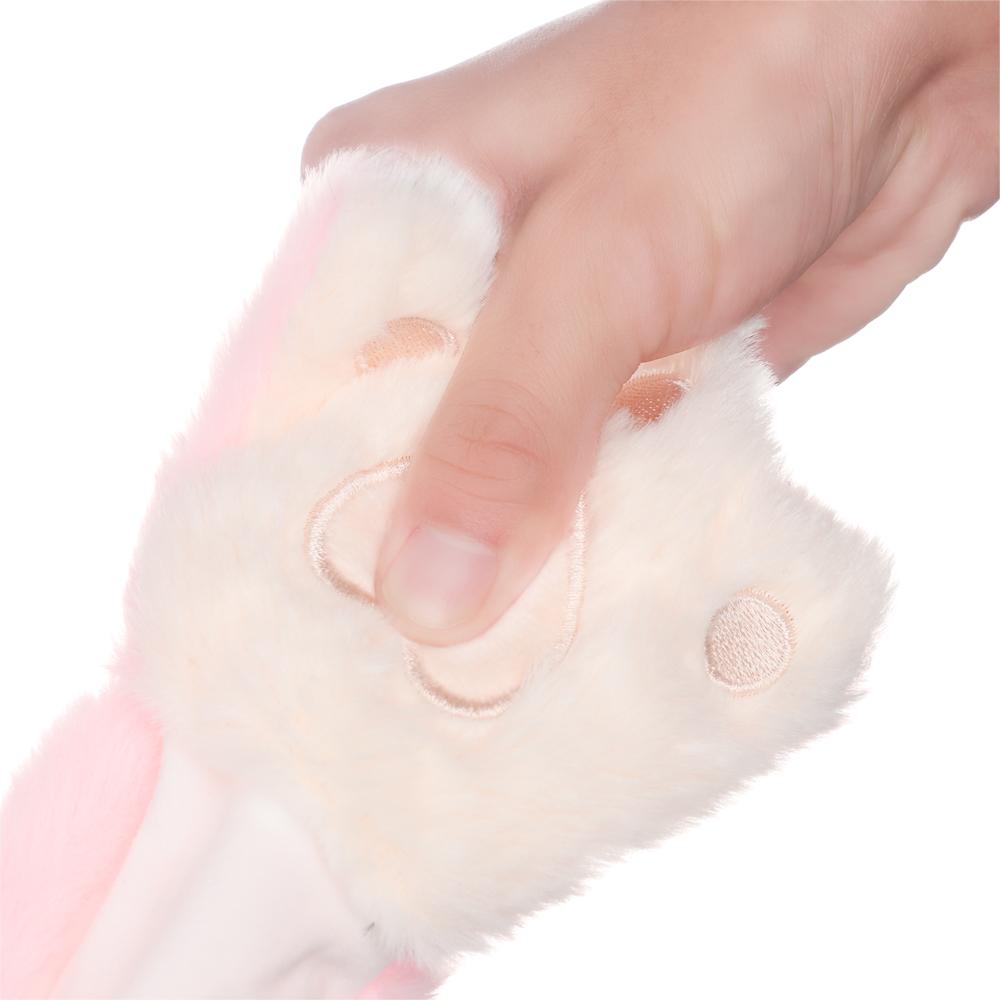 Милая теплая двигающаяся прыгающая забавная шапка животные уши шляпа плюшевый кролик щипок воздушная подушка