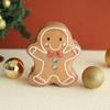 Gingerbread Man Iron Gift Sugar Box Christmas Merry Home Decoration New Year Christmas Gift Box Christmas Decoration 1 Piece