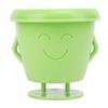 Лицо Цветочные горшки Пластиковый стоячий горшок для суккулентов Милый многофункциональный цветочный горшок с дренажным отверстием